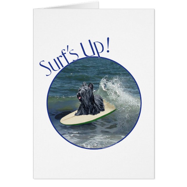 Surfing Skye Terrier (Front)