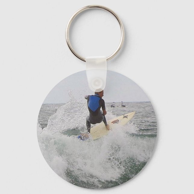 Surfing Sport Key Ring (Front)