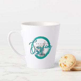 Surfing Sport   Latte Mug