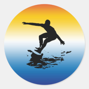 surfing Sticker