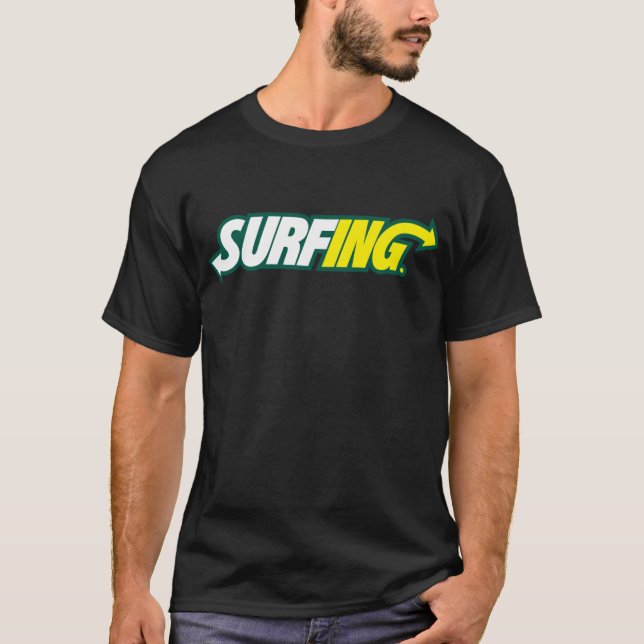 Surfing/Subway T-Shirt (Front)