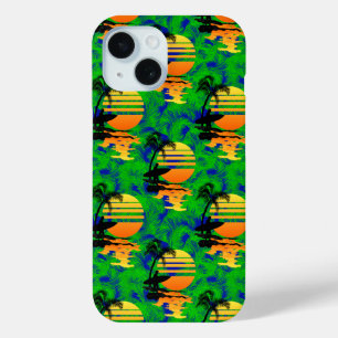 Surfing Sunset iPhone 15 Case