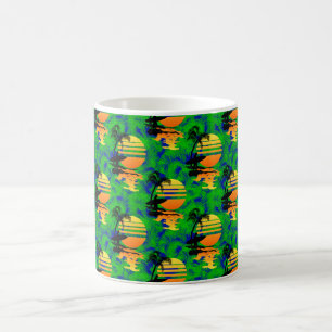 Surfing Sunset Coffee Mug