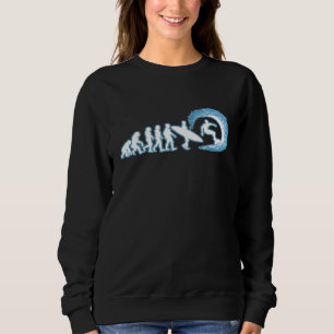 Surfing Surf Surfer Surfboard Summer Sun Beach Wav Sweatshirt