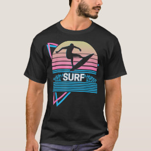 Surfing Surfboard Surfer Retro Surf T-Shirt