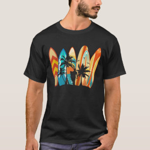 Surfing Surfboard Vintage Classic Retro T-Shirt