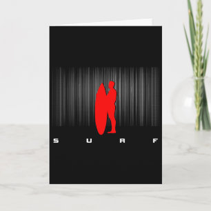Surfing Surfer Surf Card