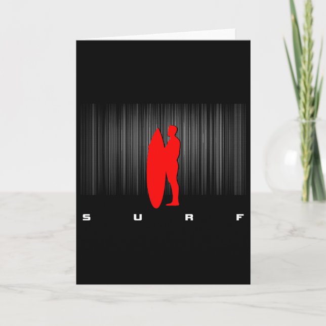 Surfing Surfer Surf  Card (Front)