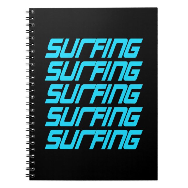 Surfing Surfing Notebook (Front)