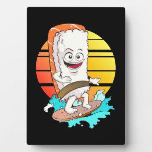 Surfing Sushi Plaque
