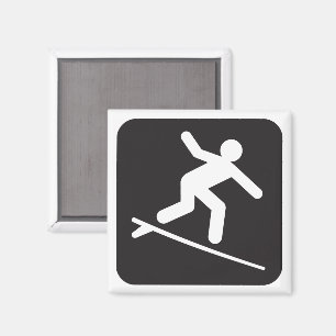 Surfing Symbol Magnet
