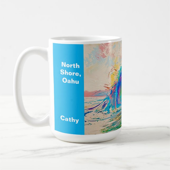 Surfing the Barrel Coffee Mug (Left)