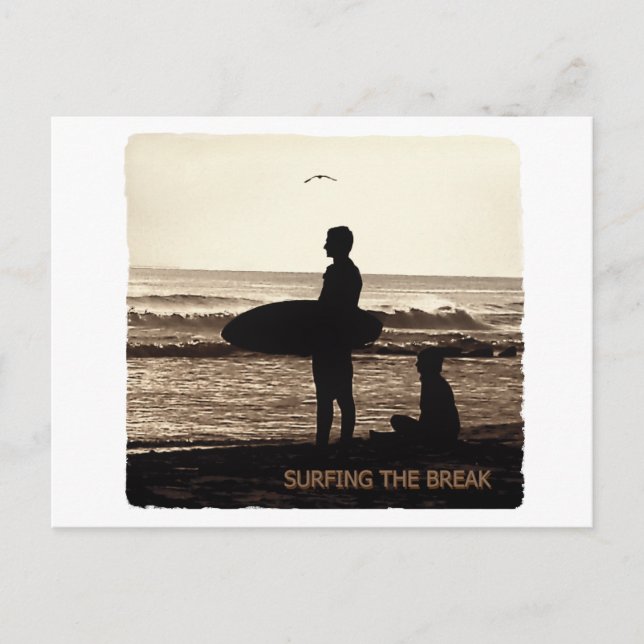 surfing the break postcard (Front)