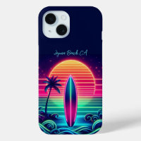 Surfing the Neon Sunset