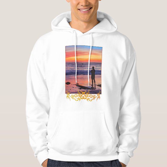 SURFING THE SEVENTH WAVE HOODIE (Front)
