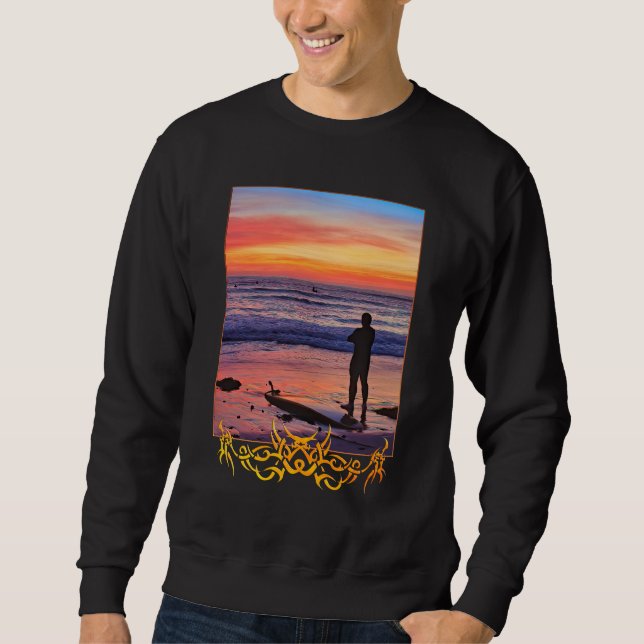 SURFING THE SEVENTH WAVE T-Shirt Sweatshirt (Front)