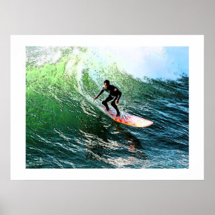 surfing the wave poster from 14.95