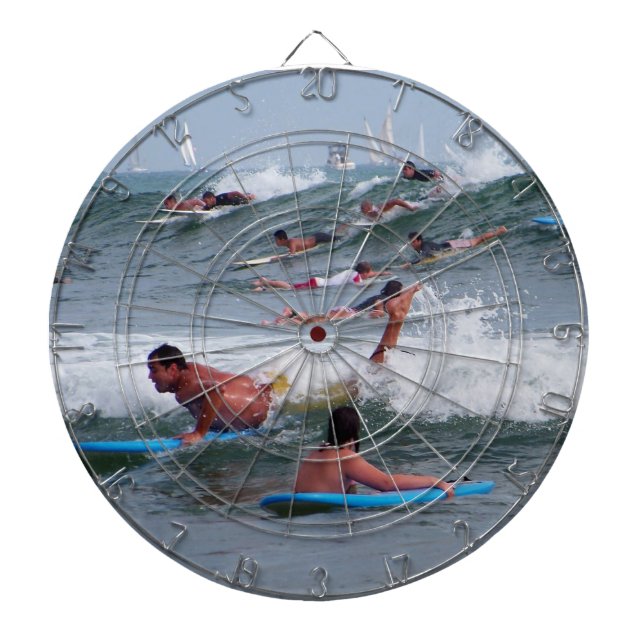 Surfing the waves_ dartboard (Front)