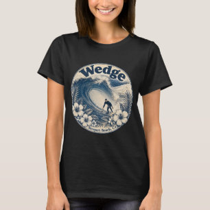 Surfing the WEDGE, Newport Beach, Ca (Women's) T-Shirt
