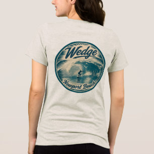 Surfing the Wedge - T-Shirt - Tri-Blend Shirt