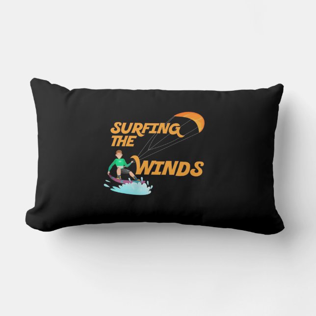 Surfing The Winds Lumbar Cushion (Front)