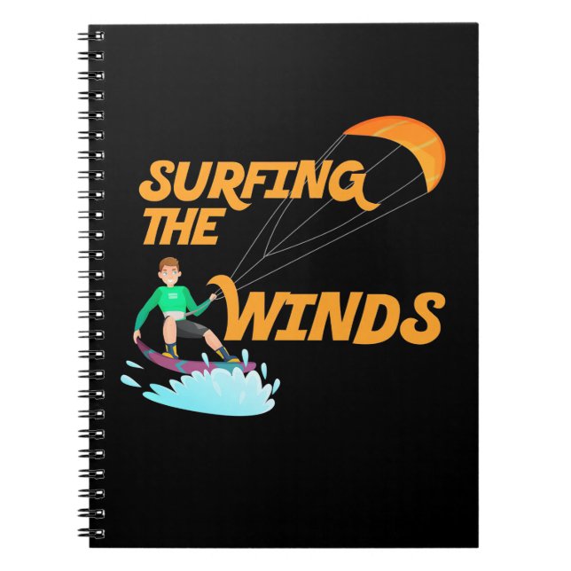 Surfing The Winds Notebook (Front)