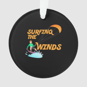 Surfing The Winds Ornament