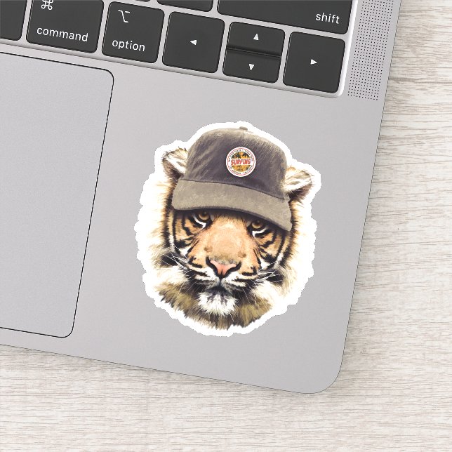 Surfing Tiger (Detail)
