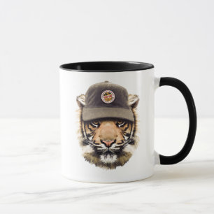 Surfing Tiger Mug