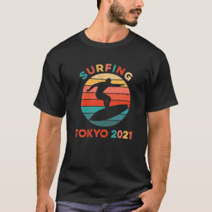Surfing Tokyo Games 2021 Tsurigasaki Beach Surfer T-Shirt