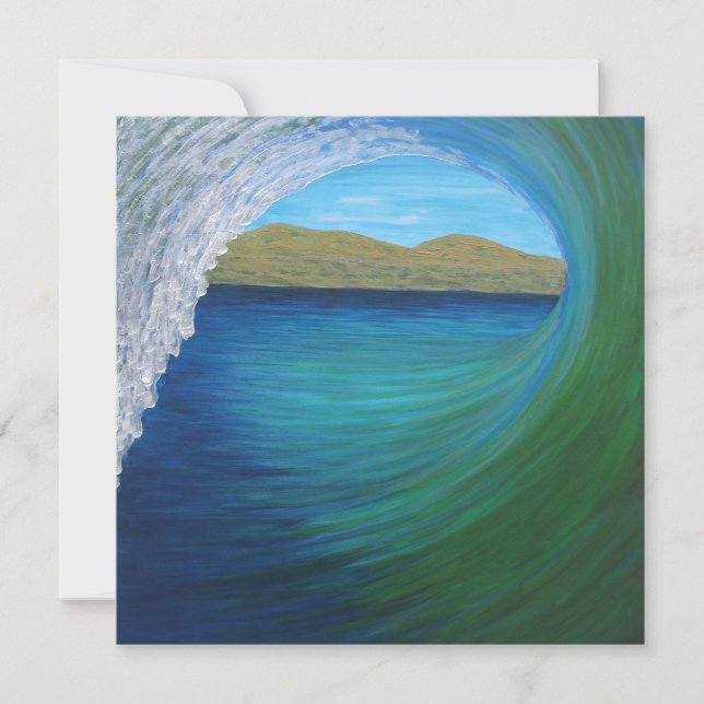 Surfing toobing the curl (Front)