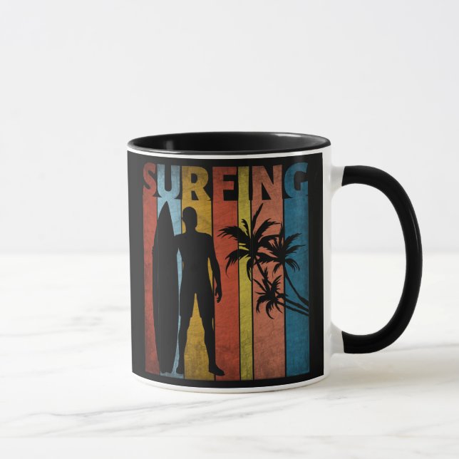 SURFING TROPICAL SUMMER MUG (Right)