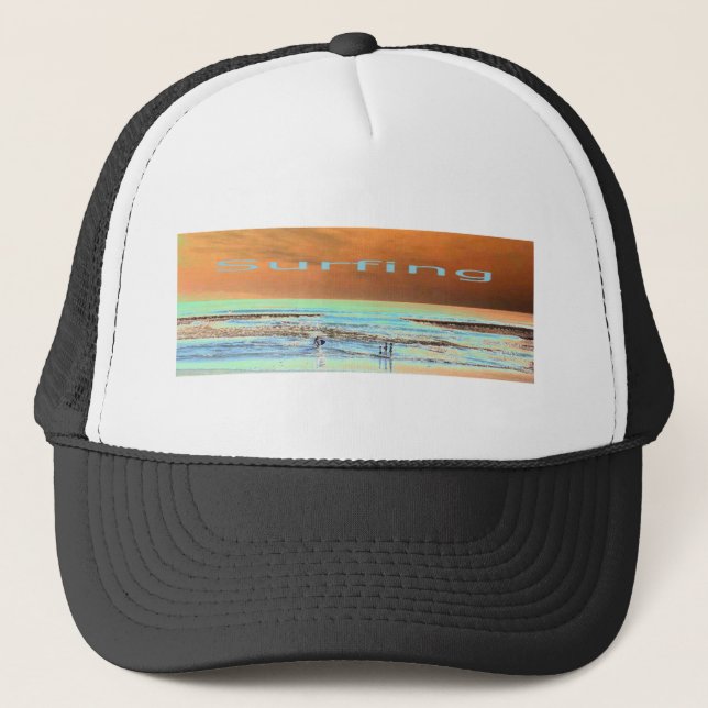 Surfing Trucker Hat (Front)