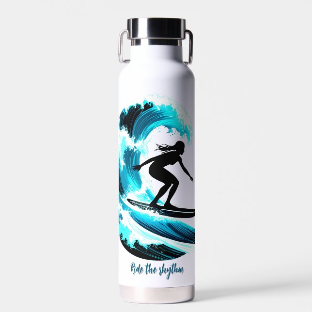 surfing water bottle (Front)