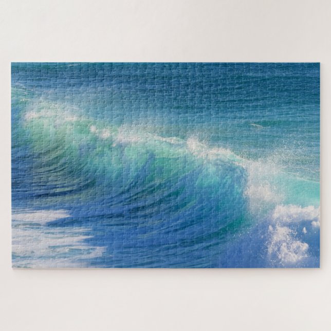Surfing Wave Jigsaw Puzzle (Horizontal)