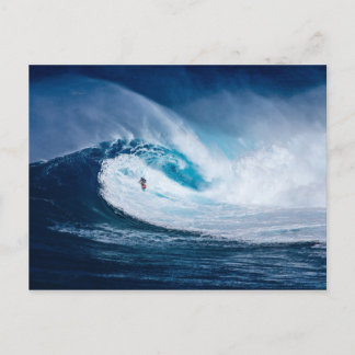 Surfing Wave Postcard
