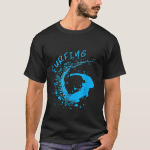Surfing Waves Water Sports Surfer Surf Surfboard B T-Shirt