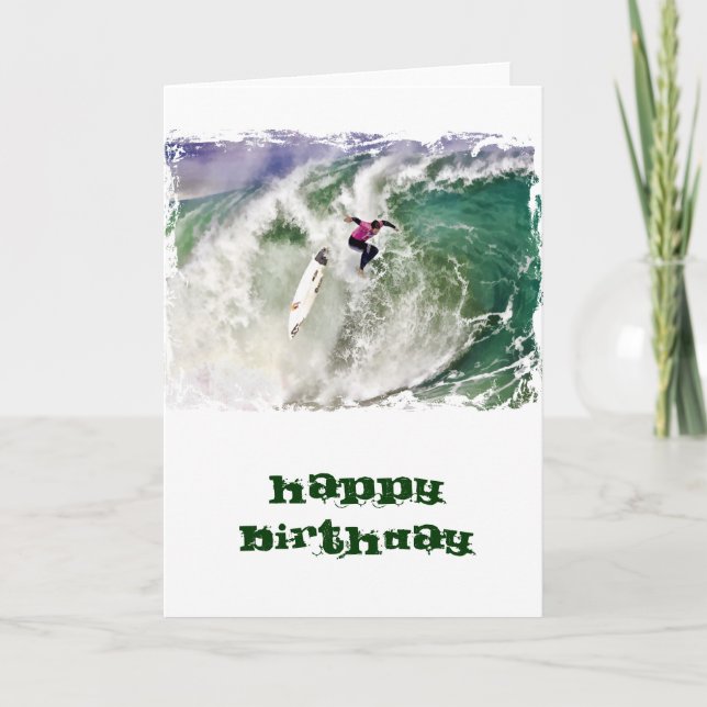 Surfing Wipeout Card (Front)