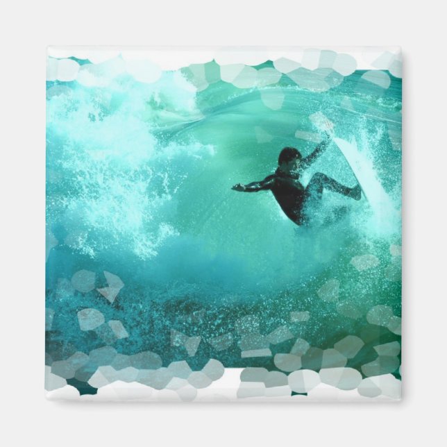 Surfing Wipeout Magnet (Front)