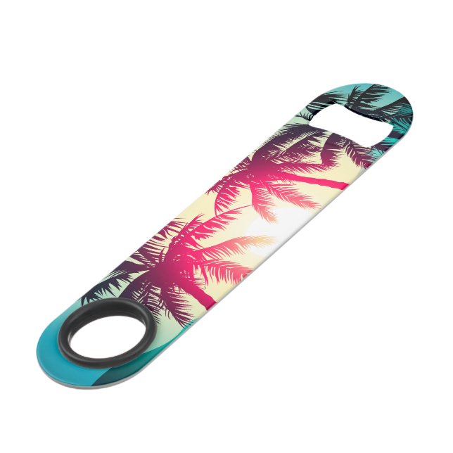 Surfing with palm trees (Front Angled)