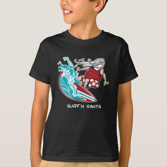 Surf'n Santa T-Shirt (Front)