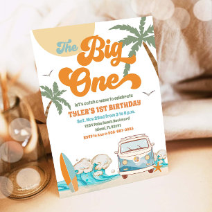 Surfs Up 1st Birthday Invitation