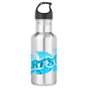 Surf's up aqua blue 532 ml water bottle