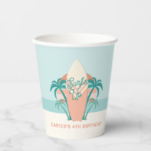Surf's Up Beach Retro Party Paper Cups
