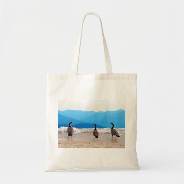 Surf's Up! - Geese Tote Bag (Front)