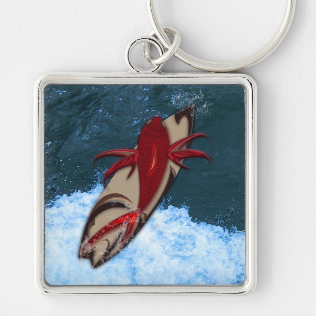 Surf's Up Key Ring (Front)