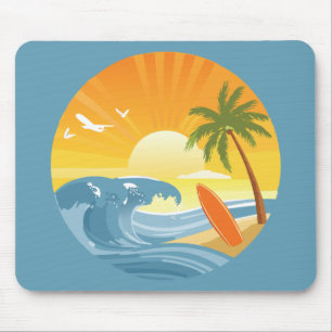 Surf's Up! Mouse Pad