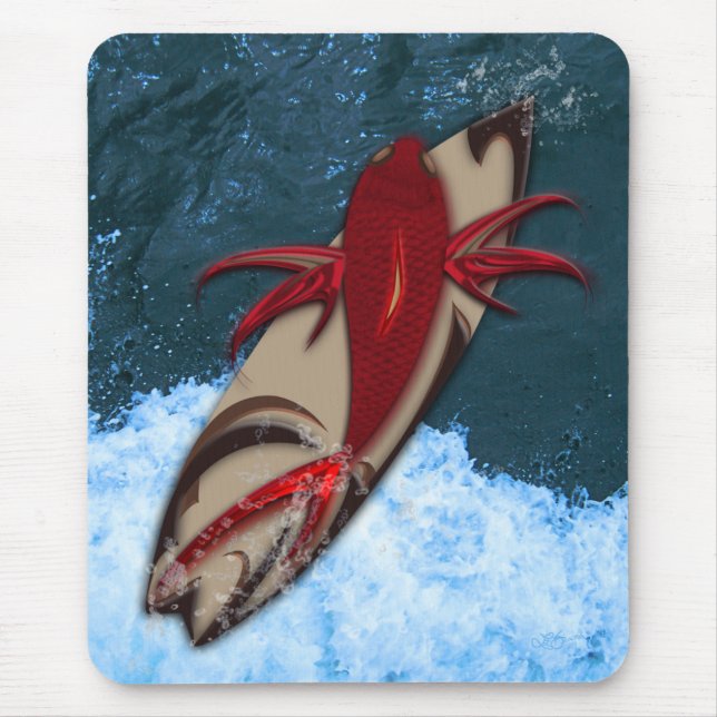 Surf's Up Mouse Pad (Front)