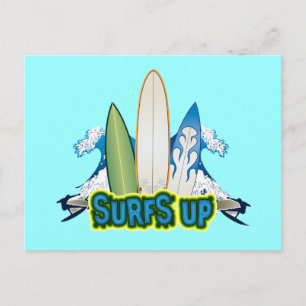 SURFS UP POSTCARD