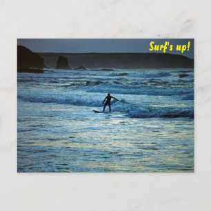Surf's up postcard